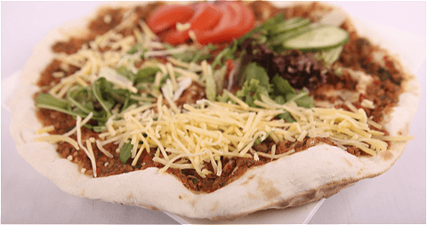 Turkse pizza met kaas